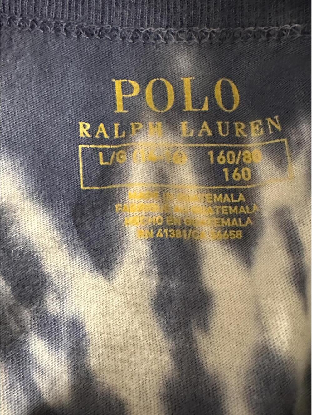 Polo Ralph Lauren blue/white/red tie-dye cotton sleeveless tank Size L (14-16) - Picture 6 of 6